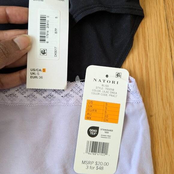 Natori and DKNY briefs - NWT - Sz S - Picture 2 of 2